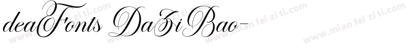 deaFonts DaZiBao字体转换